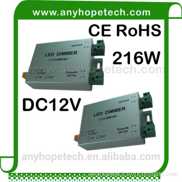 Hot sale product 12VDC 18A 1 channel dmx dimmer